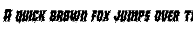 Preview of Deathblood Academy Italic Italic font