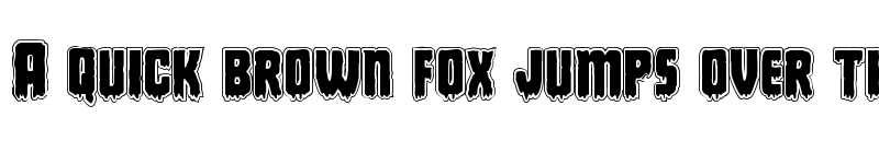 Preview of Deathblood Academy Regular font