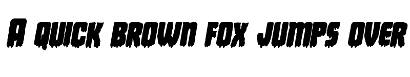 Preview of Deathblood Bold Italic Bold Italic font