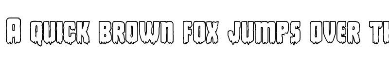 Preview of Deathblood Bold Outline Regular font