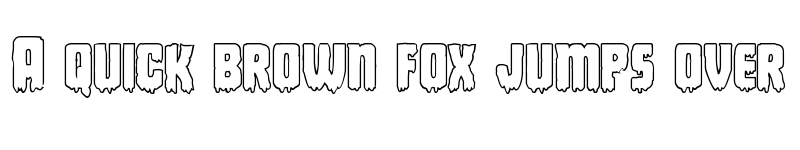 Preview of Deathblood Outline Regular font