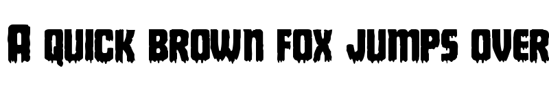 Preview of Deathblood Regular font