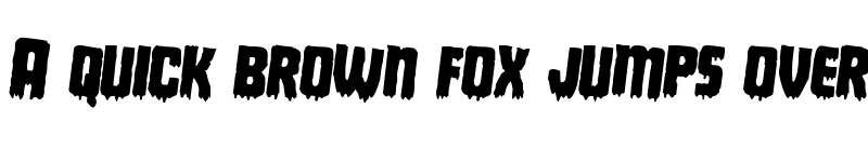 Preview of Deathblood Rotated 2 Regular font