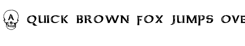 Preview of Deathhead KeltCaps Regular font