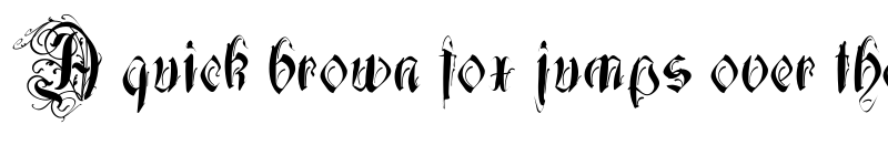 Preview of Decadentia Regular font