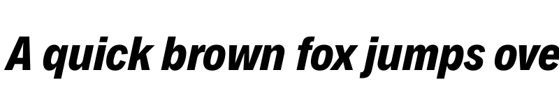 Preview of Decalotype ExtraBold Italic font