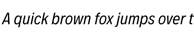 Preview of Decalotype Italic font