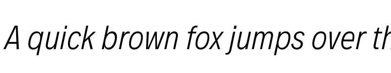 Preview of Decalotype Light Italic font