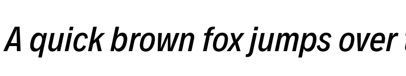 Preview of Decalotype Medium Italic font