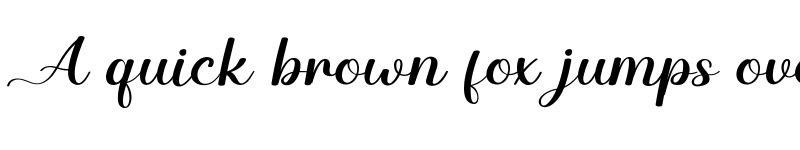 Preview of December Regular font