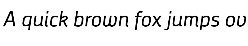Preview of DecimaNova Regular 4 font