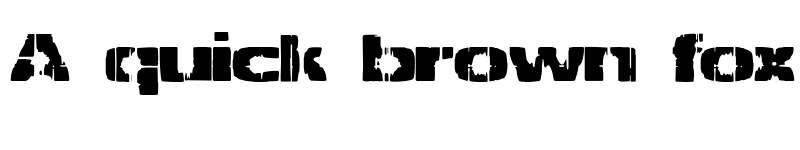Preview of Decrepit (BRK) Regular font