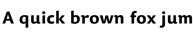 Preview of Dederon Sans Bold font