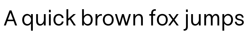 Preview of Default Sans Regular font