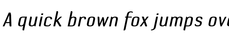 Preview of DefaultGothic OT BGaugeItalic font