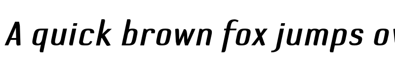 Preview of DefaultGothic OT CGaugeItalic font