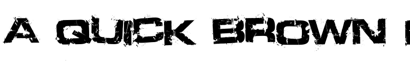 Preview of Defused Extended Bold font