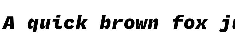 Preview of Degular Mono Demo Black Italic font