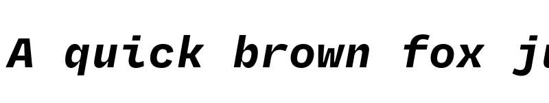 Preview of Degular Mono Demo Bold Italic font