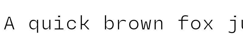 Preview of Degular Mono Demo Light font