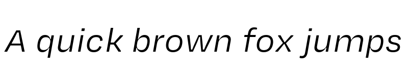 Preview of Degular Text Demo Italic font