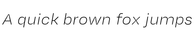 Preview of Degular Text Demo Thin Italic font