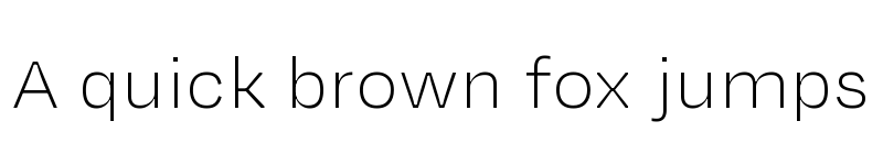 Preview of Degular Variable Text Thin font