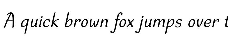 Preview of Dehasta Momentos Italic font