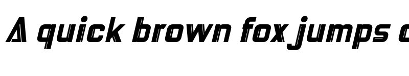 Preview of DEICHO Bold Slanted font