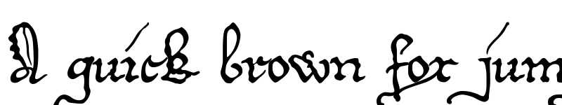 Preview of DeiGratia Regular font