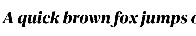 Preview of Dejanire Headline ExtraBold Italic font