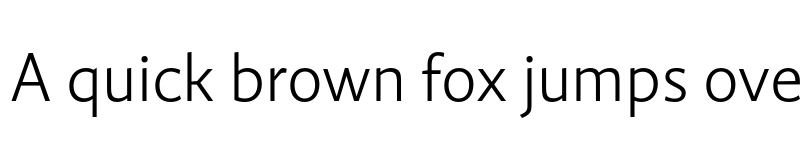 Preview of Dejanire Sans Light font