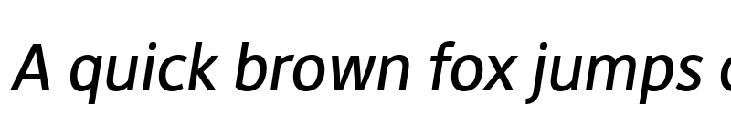 Preview of DejaRip Medium Italic font