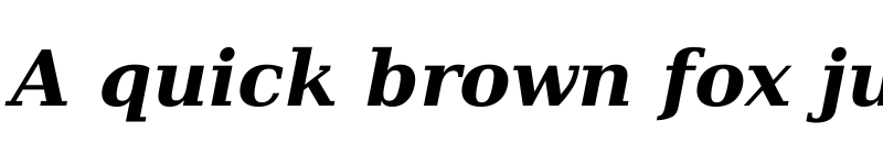 Preview of DejaVu Serif Bold Italic font