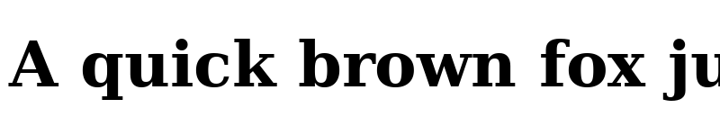 Preview of DejaVu Serif Bold font