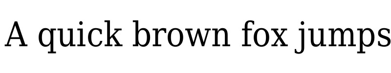 Preview of DejaVu Serif Condensed font