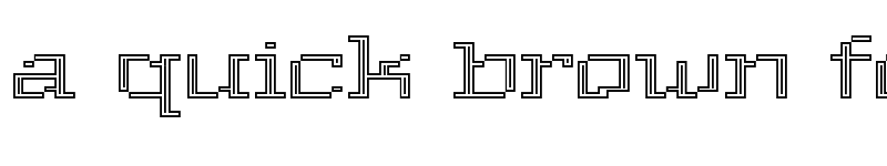 Preview of Deko Regular font