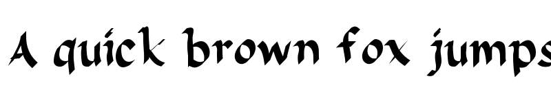 Preview of DelaGarza Medium font