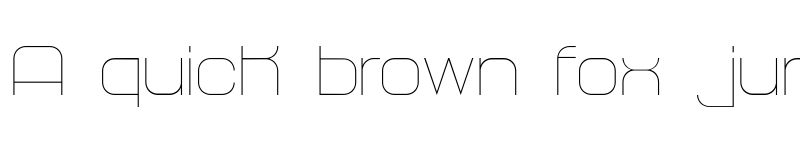 Preview of Delaunay Thin Regular font