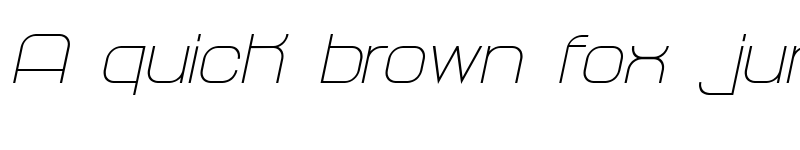 Preview of Delaunay Ultralight Italic Italic font