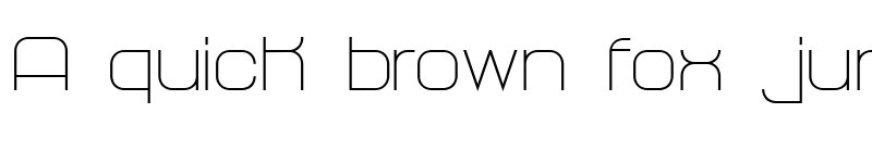 Preview of Delaunay Ultralight Regular font