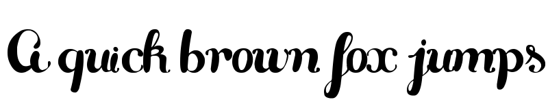 Preview of Delikatessen Regular font