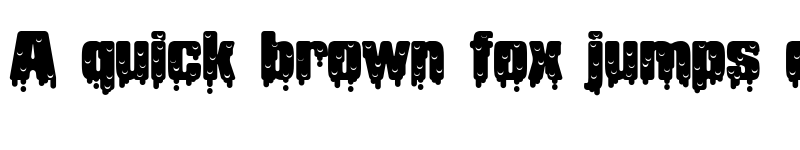 Preview of Deliquescent Free font