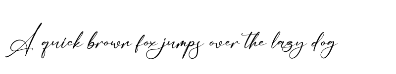 Preview of Delistaria Signature Regular font