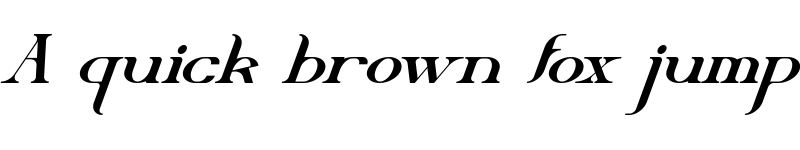 Preview of Delith Demo Italic font