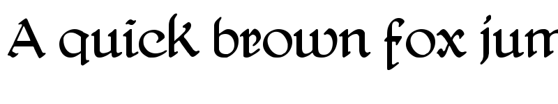 Preview of DelitschAntiqua Regular font