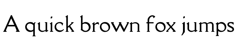 Preview of Della Respira Regular font