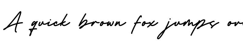 Preview of Dellamor Regular font