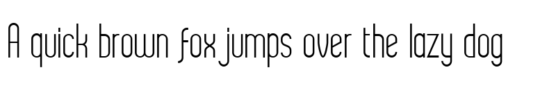 Preview of Delvon Thin Thin font