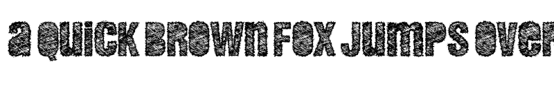 Preview of DEMENTO Regular font